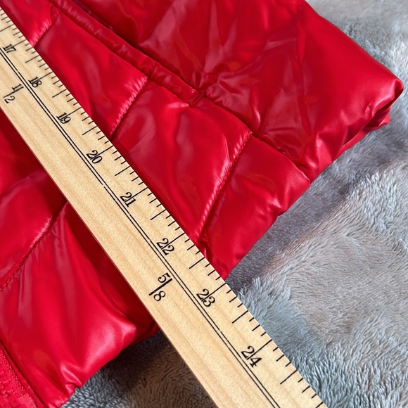 Live Love Dream Red Puffer Jacket, Women's Extra Small - Picture 8 of 9